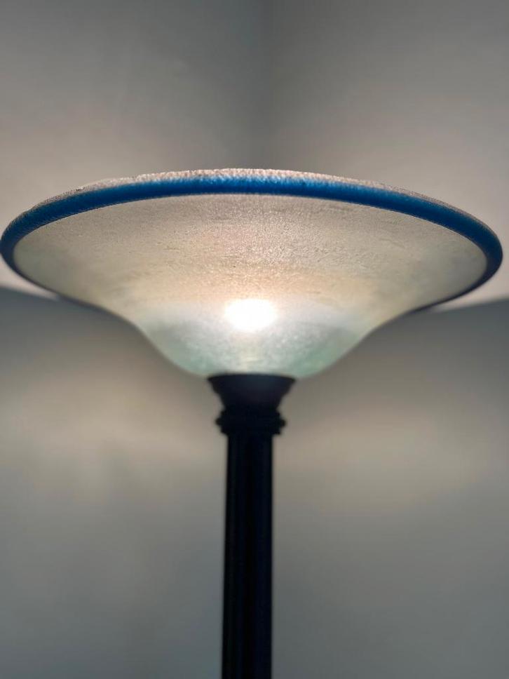 Vintage design lamp art-deco staanlamp 60 70, Huis en Inrichting, Lampen | Vloerlampen, Gebruikt, 150 tot 200 cm, Glas, Kunststof