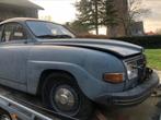 oldtimer SAAB 96 barnfind 1977 arlov sweden donorauto, Auto's, Voorwielaandrijving, Stof, Overige kleuren, Overige kleuren