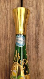 Vintage Boheems vaasje groen, Ophalen