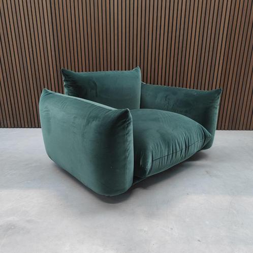 Arflex Marenco - Groen velours, Antiek en Kunst, Antiek | Meubels | Stoelen en Sofa's, Ophalen of Verzenden