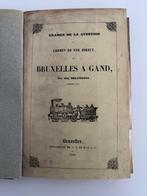 Chemin de fer direct de Bruxelles á Gand, Boeken, Gelezen, 19e eeuw, Auguste Delaveleye, Ophalen of Verzenden