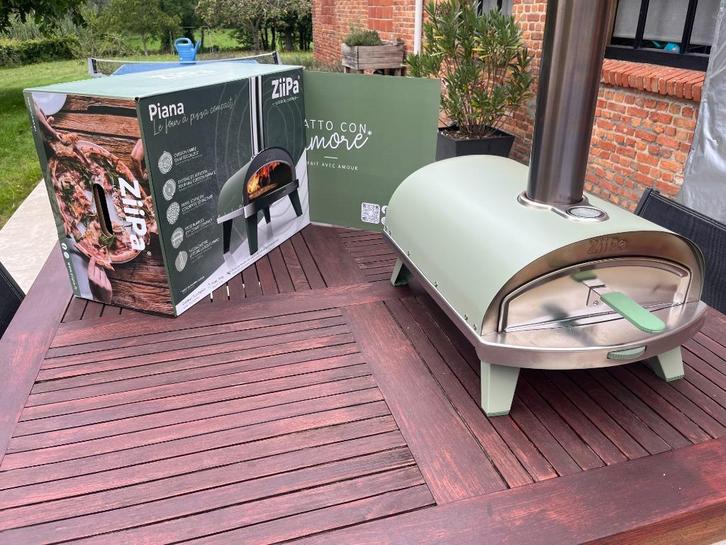 Ziipa Piana pizzaoven - pellets, Tuin en Terras, Pizzaovens, Zo goed als nieuw, Ophalen