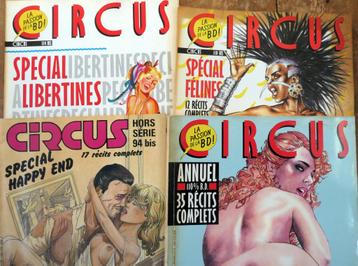 4 exemplaren van Circus-tijdschriften beschikbaar voor biedingen