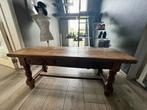 Table de salon en chêne  avec deux tiroir, Maison & Meubles, Comme neuf, Chêne