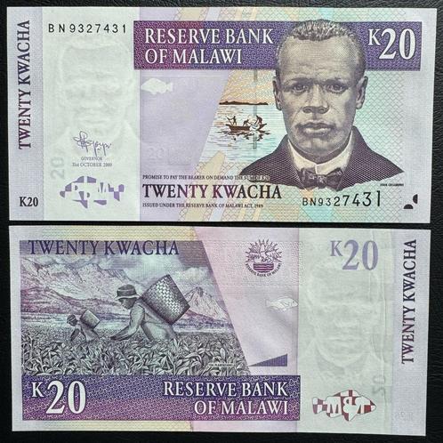 Malawi - 20 kwacha 2009 - P 52 - UNC - 1013(5), Postzegels en Munten, Bankbiljetten | Afrika, Los biljet, Overige landen, Ophalen of Verzenden