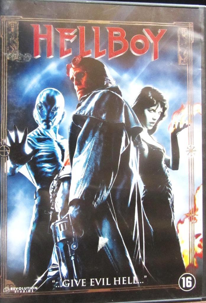 DVD HORROR- HELLBOY- HELLBOY...GIVE EVIL HELL, Cd's en Dvd's, Dvd's | Horror, Zo goed als nieuw, Overige genres, Alle leeftijden