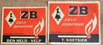 2 oude reclameprenten: Weerter Lucifers, Verzamelen, Merken en Reclamevoorwerpen, Ophalen of Verzenden, Zo goed als nieuw, Overige typen