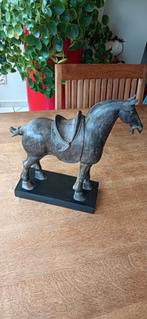 houten paard hoogte 33cm breedte 30cm voet 10cm, Antiek en Kunst, Kunst | Beelden en Houtsnijwerken, Ophalen