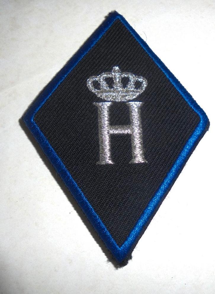 Luxemburg kraagembleem politie(periode Henri), Verzamelen, Militaria | Algemeen, Overige soorten, Embleem of Badge, Ophalen of Verzenden