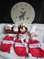 Verschillende Kerstdecoratie - Kerstsokken - Kerstmis -Kerst, Diversen, Ophalen of Verzenden, Gebruikt