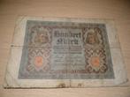100 Marks de 1920, Enlèvement ou Envoi, Billets en vrac, Allemagne