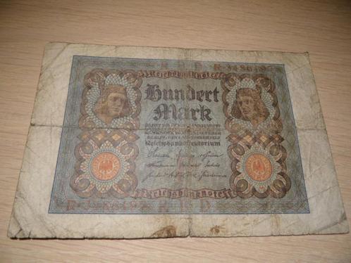 100 Mark uit 1920, Postzegels en Munten, Bankbiljetten | Europa | Niet-Eurobiljetten, Los biljet, Duitsland, Ophalen of Verzenden