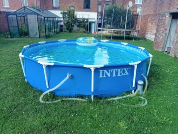 Piscine INTEX Diam. 366cm, Rond, Comme neuf, Enlèvement, Piscines hors sol