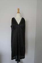 Zwarte onderjurk - M 44/46, Kleding | Dames, Ondergoed en Lingerie, Geen merk, Ophalen of Verzenden, Zwart, Overige typen
