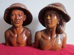Bustes, grote sculpturen, beelden, 1950, Mekong, Vietnam, Az, Antiek en Kunst, Antiek | Overige Antiek, Ophalen of Verzenden
