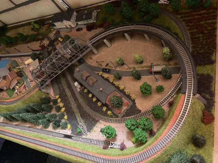 Treinbaan n-schaal, Hobby en Vrije tijd, Modeltreinen | N-Spoor, Zo goed als nieuw, Overige typen, Gelijkstroom, Fleischmann, Analoog