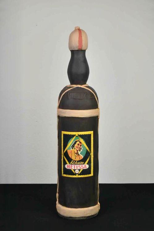 Grote Vintage Display Fles Métissa Rhum, Verzamelen, Merken en Reclamevoorwerpen, Gebruikt, Overige typen, Ophalen