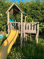 Speelhuis en schommel gebruikte staat, Kinderen en Baby's, Speelgoed | Buiten | Speeltoestellen, Ophalen, Gebruikt, Glijbaan