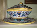 Schaal met kom Deruta, Antiek en Kunst, Ophalen