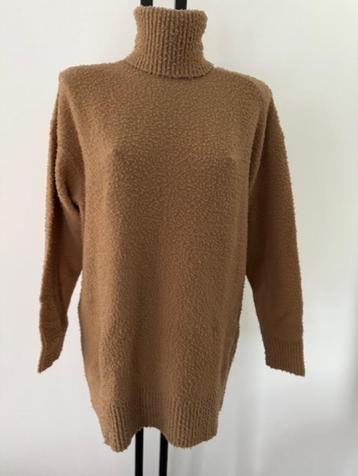 Ongedr SportMax lange trui/mini jurk, camelkleur, ww €550 beschikbaar voor biedingen