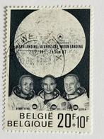 Belgie 1969 - maanlanding - ruimtevaart - uit velletje, Postzegels en Munten, Ophalen of Verzenden, Ruimtevaart, Gestempeld