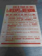 Breendonk Poster Verzet Weerstand Partizaan Geheim Leger, Verzenden, Overige typen