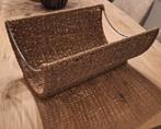 Rieten mand voor tijdschriften., Huis en Inrichting, Woonaccessoires | Krantenbakken en Lectuurbakken, Ophalen
