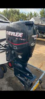 Evinrude etec 75pk 2007, Watersport en Boten, Ophalen, Zo goed als nieuw