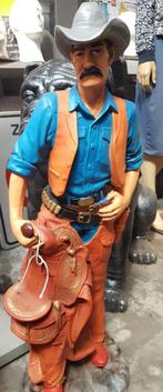 Cowboy decoratie beeld 90 cm, Ophalen, Zo goed als nieuw
