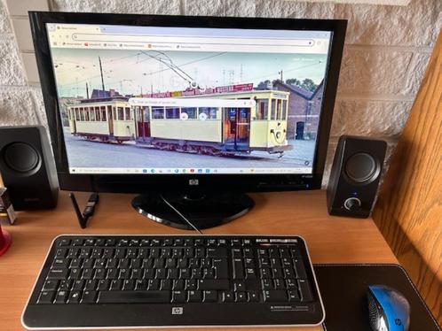 HP Desktop computer, Computers en Software, Desktop Pc's, Zo goed als nieuw, Onbekend, HDD, SSD, Met monitor, Gaming, Ophalen