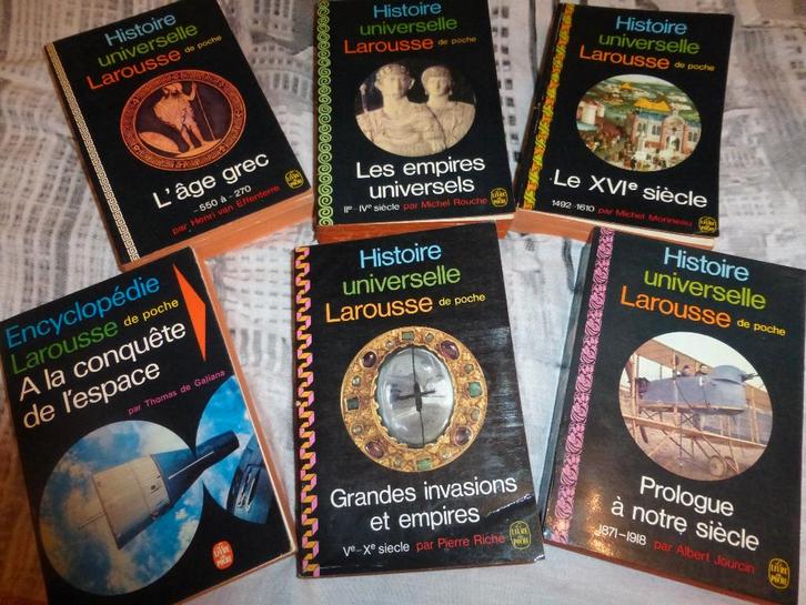 6 boeken „Universal History” Encyclopedia: Larousse de Poche, Boeken, Encyclopedieën, Complete serie, Ophalen of Verzenden