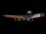 pipe à opium chinoise en os de 32 cm de long, Ophalen