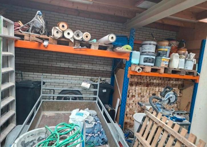 Zware Palletstellingen - 2x3m, 1x2m incl. Poten, Zakelijke goederen, Kantoor en Winkelinrichting | Magazijn, Stelling en Opslag