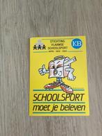 Sticker stichting Vlaamse schoolsport, Bedrijf of Vereniging, Ophalen of Verzenden, Zo goed als nieuw