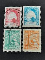Syrie 1961/62 - aquaduct in Hamah en moskee in Homs, Ophalen of Verzenden, Gestempeld, Midden-Oosten