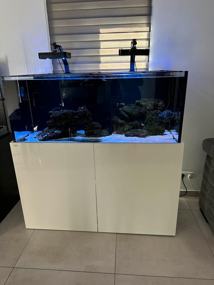 Aquarium marin 350l plus decanthe 1,3m/55/50, Dieren en Toebehoren, Vissen | Aquaria en Toebehoren, Zo goed als nieuw, Ophalen