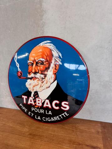 Tabacs - emaille bord  beschikbaar voor biedingen