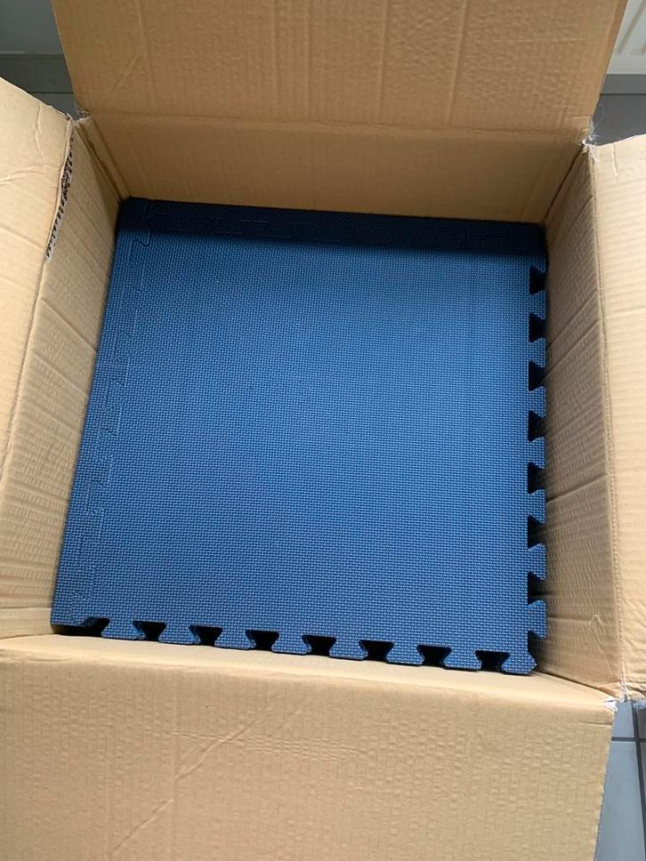 Zwembadtegels - Soft floor tegels - Speelmat blauw 60x60, Tuin en Terras, Zwembad-toebehoren, Nieuw, Ophalen
