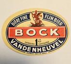 Bock Vandenheuvel Etiquette biere Label 12, Verzamelen, Verzenden, Zo goed als nieuw, Overige typen, Overige merken