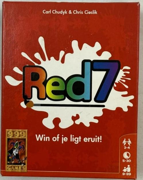 Red 7 kaartspel gezelschapsspel spel compleet 999 Games, Hobby en Vrije tijd, Gezelschapsspellen | Kaartspellen, Zo goed als nieuw