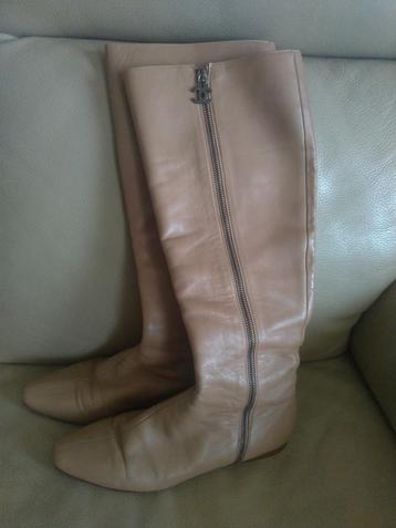 Bottes Chanel beige taille 39