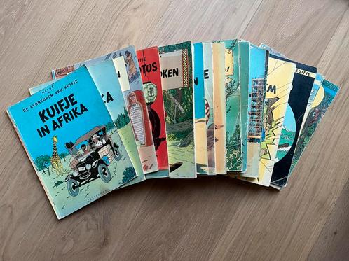 Authentieke strips van Kuifje uit jaren 60 en 70, Verzamelen, Stripfiguren, Gebruikt, Boek of Spel, Kuifje, Ophalen of Verzenden