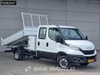 Iveco Daily 35C16 3.0L Open Laadbak Dubbel Cabine met Kist N, Auto's, Stof, Gebruikt, Euro 6, 4 cilinders