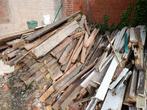 Partij houten balken en planken uit renovatie, Ophalen, Gebruikt, Balk