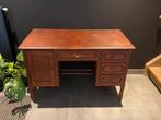 Houten klassieke eiken bureau, Huis en Inrichting, Ophalen, Zo goed als nieuw, Bureau