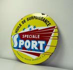 Speciale Sport emaille reclamebord, Reclamebord, Gebruikt, Ophalen of Verzenden