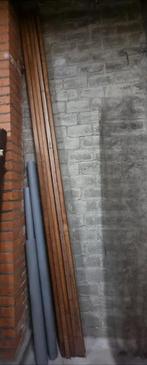 5 Bankirai palen / balken met groef, Tuin en Terras, Ophalen, Nieuw, Balken