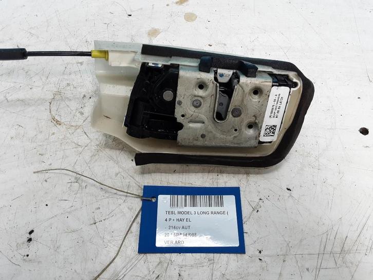 PORTIERSLOT RECHTS ACHTER Tesla Model 3 (AP120273A04038), Auto-onderdelen, Carrosserie, Overige automerken, Achter, Rechts, Gebruikt