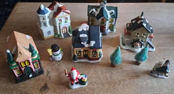 Décoration de Noël : " village de Noël" beschikbaar voor biedingen