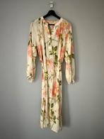 Jurk met ballon mouwen - gebloemd meerkleurig - maat M, Kleding | Dames, Jurken, Maat 38/40 (M), H&M, Beige, Nieuw